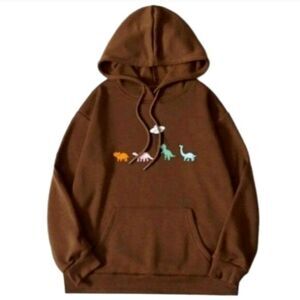 Unisex cartoon drawstring kangaroo pullover sz Xl